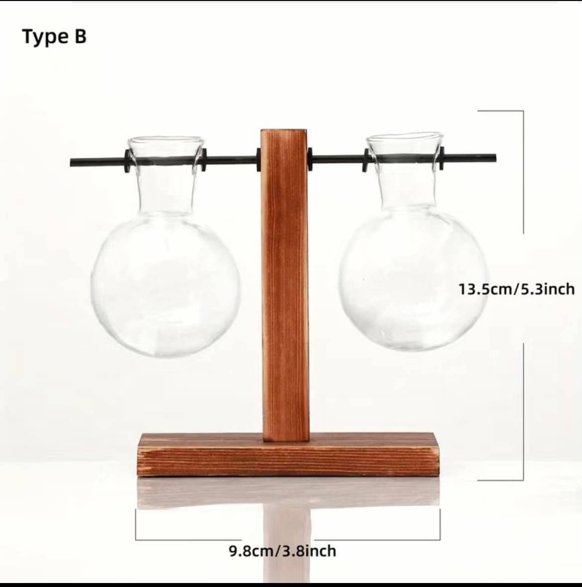 Hydroponic Planter, Flower Pot, Mini Plant: Style C - HER Home Design Boutique